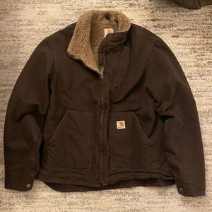 Authentic Carhartt Women’s Brown Lined Jacket Sz.L